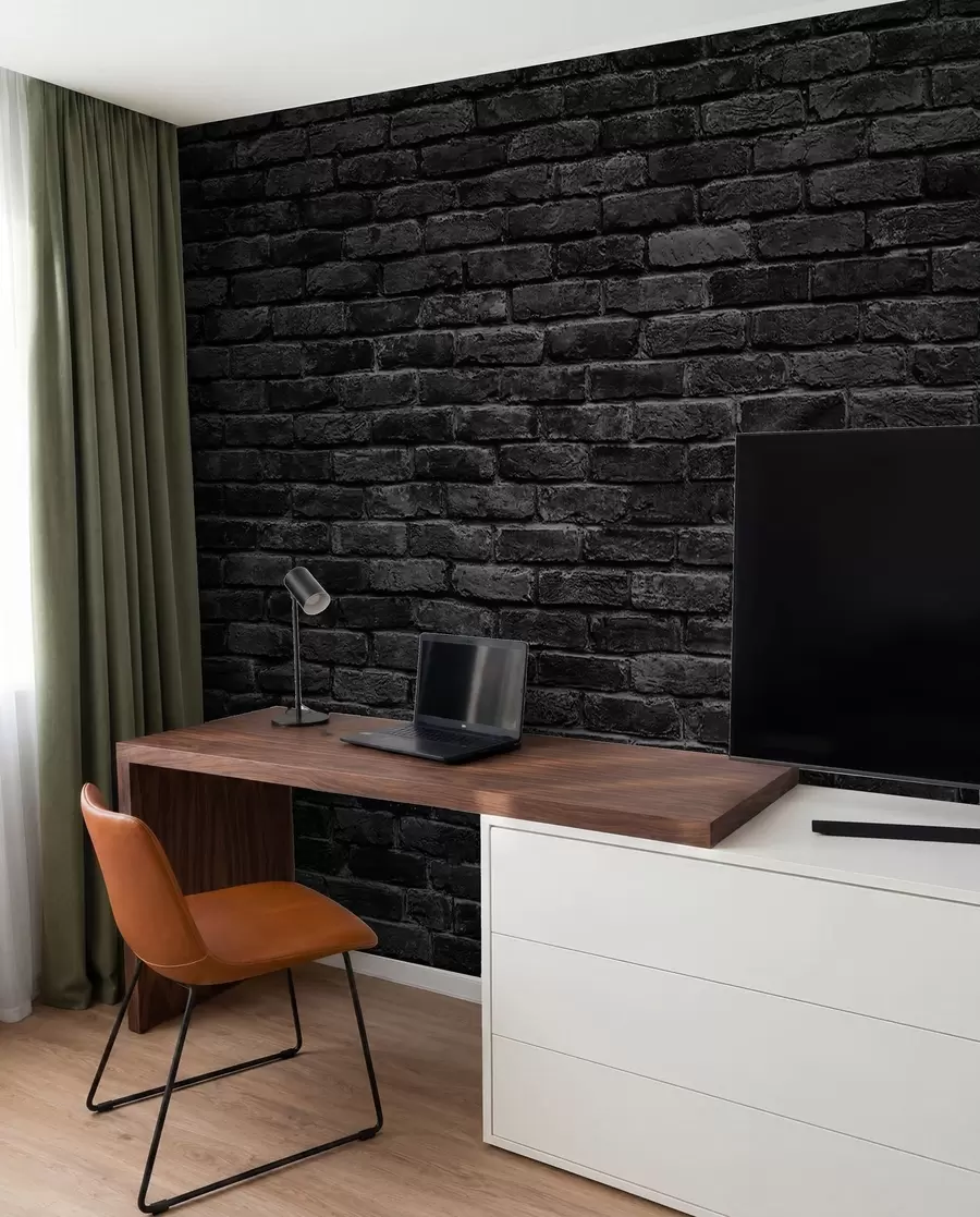 Fototapetai Juoda plytų tapetai u53027
