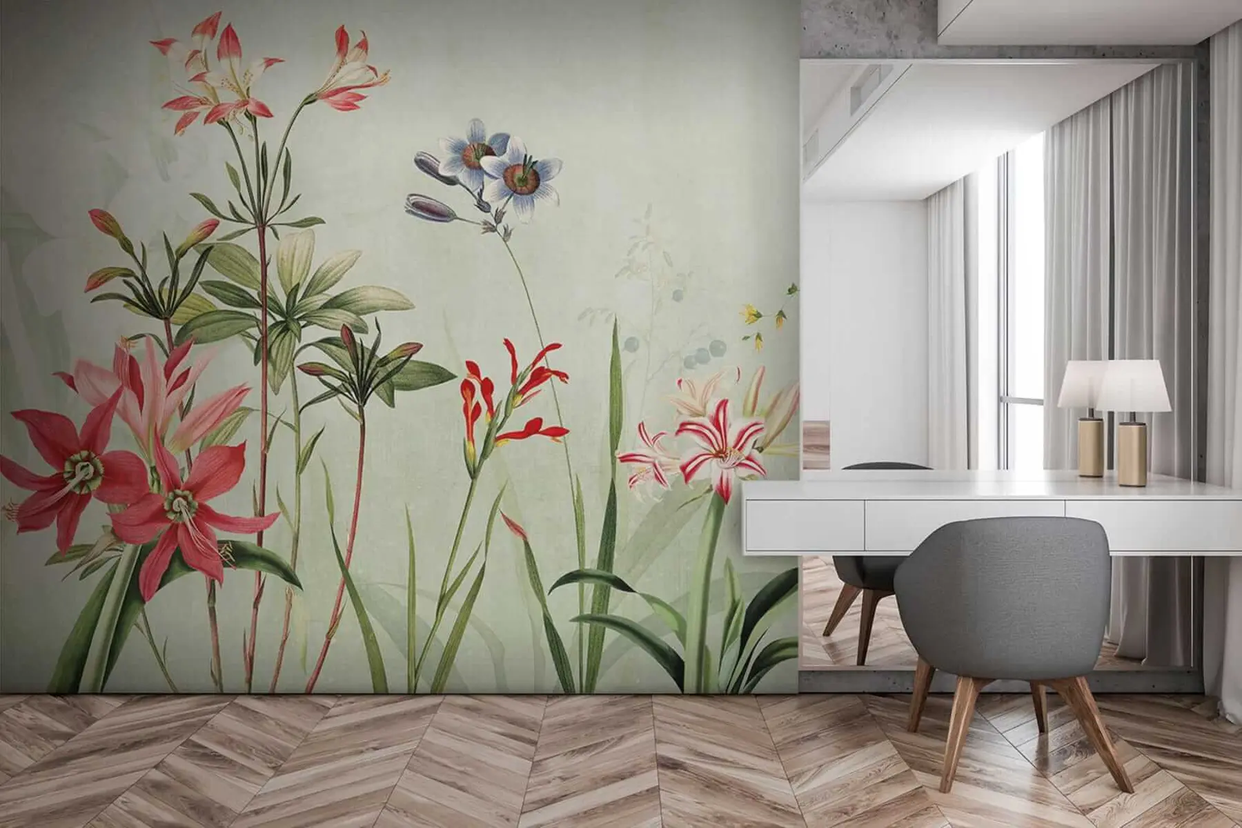 Fototapetai Laukinės gėlės u02349