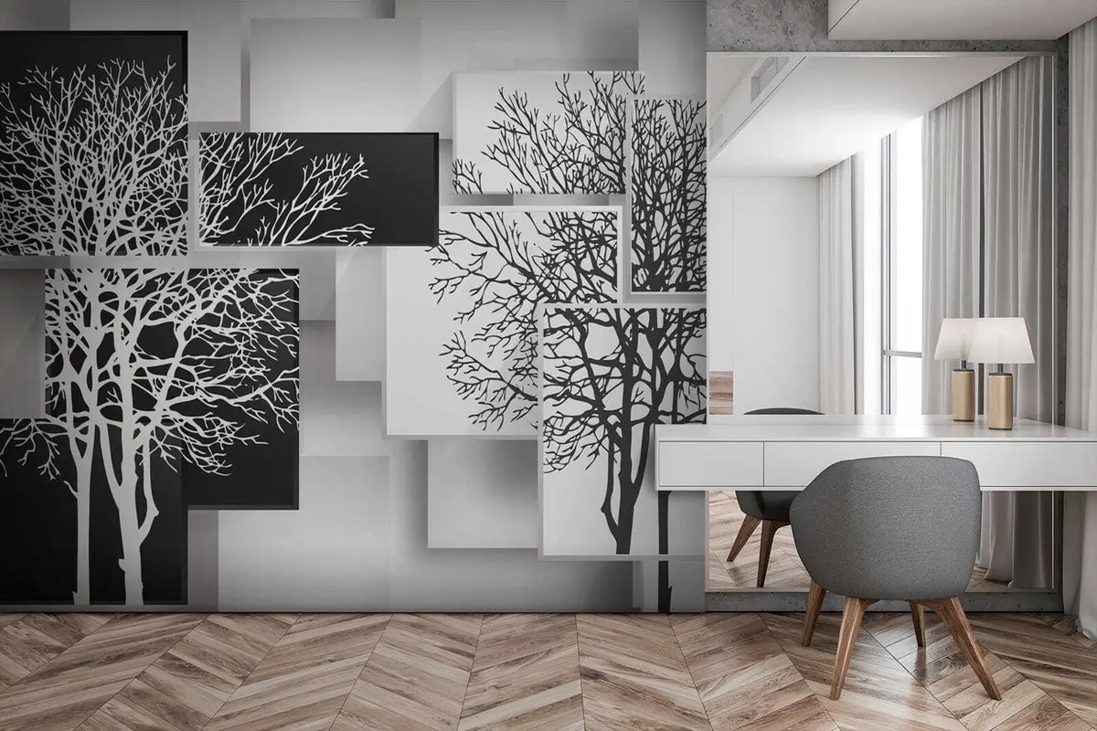 Fototapetai Yin Yan medis u09369