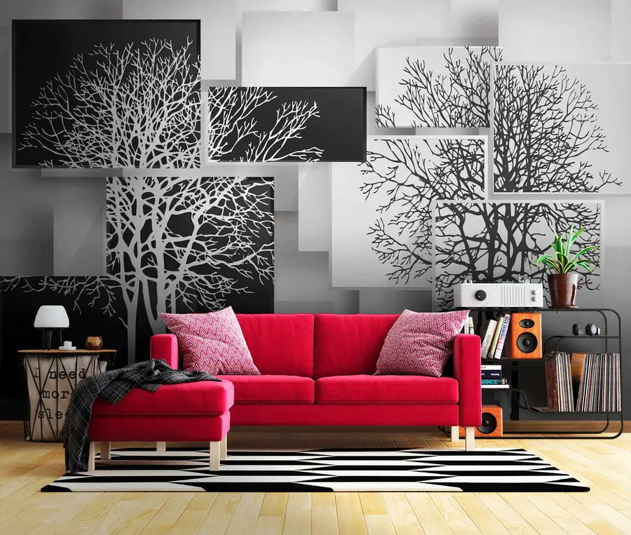 Fototapetai Yin Yan medis u09369