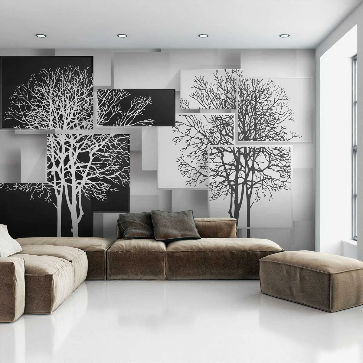 Fototapetai Yin Yan medis u09369