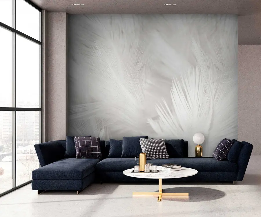 Fototapetai Augalas, akis ir plunksna u15622