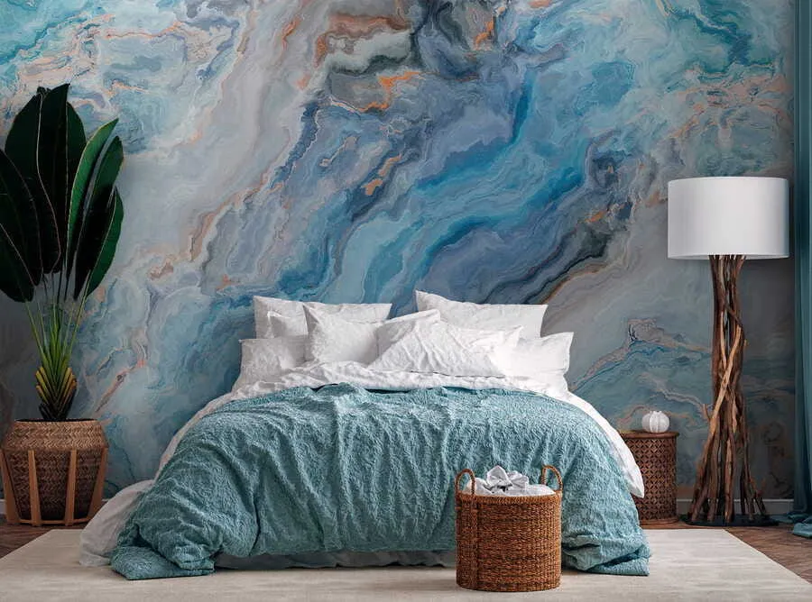 Fototapetai Mėlynas marmuras u28985