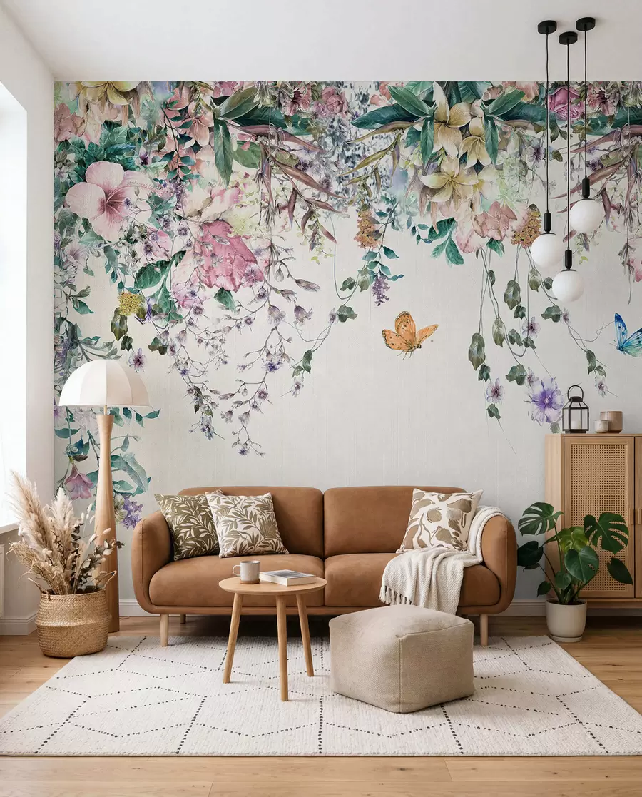 Fototapetai Drugelių girlianda u30601