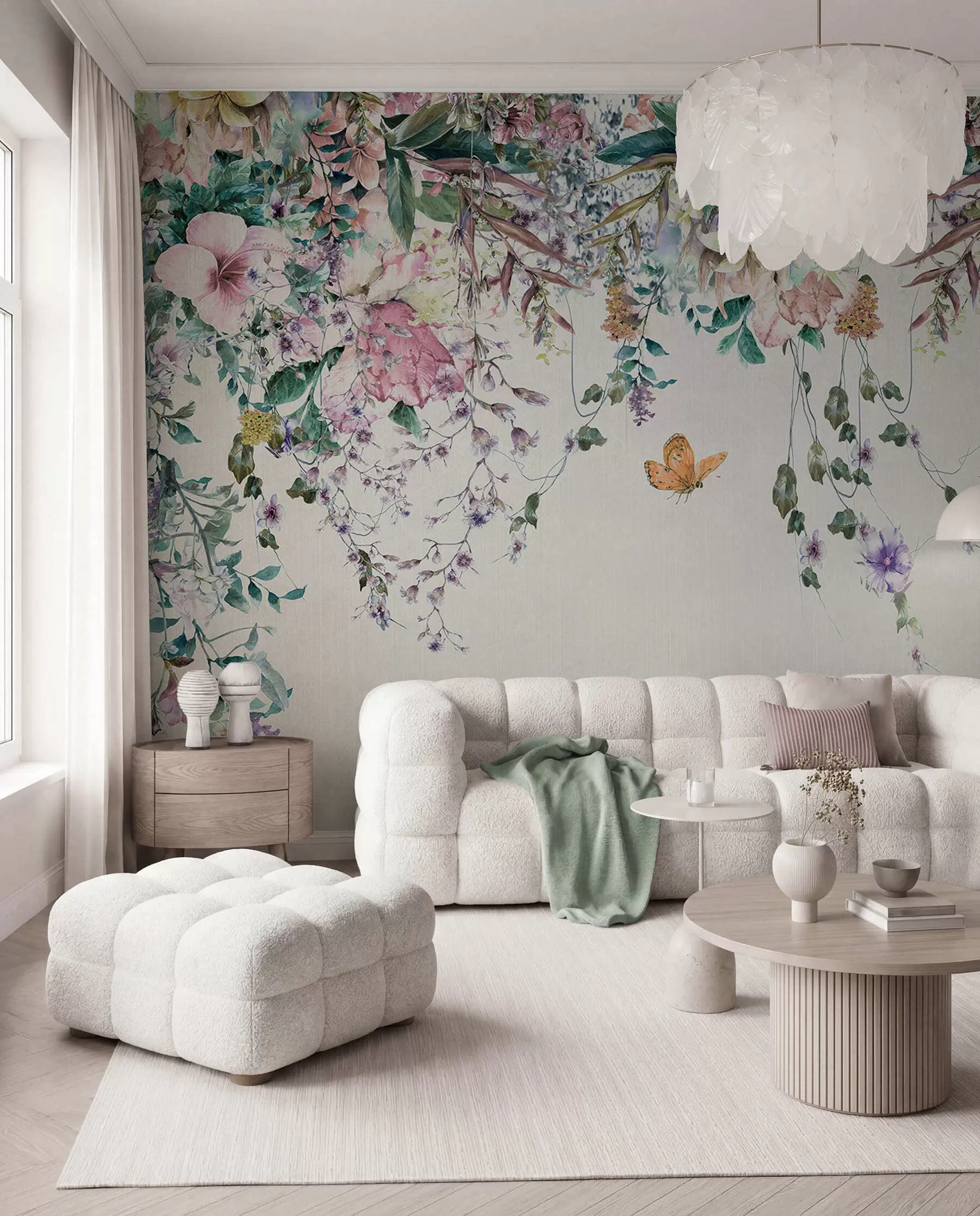 Fototapetai Drugelių girlianda u30601