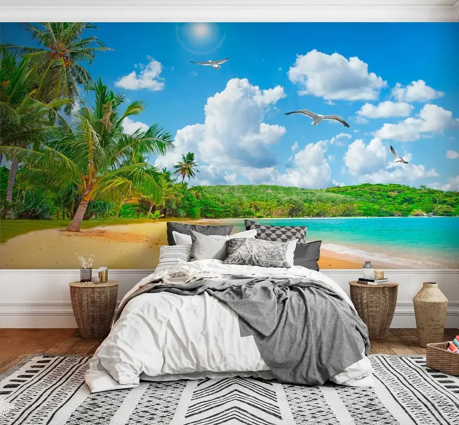 Fototapetai Palmės ant kranto u31410