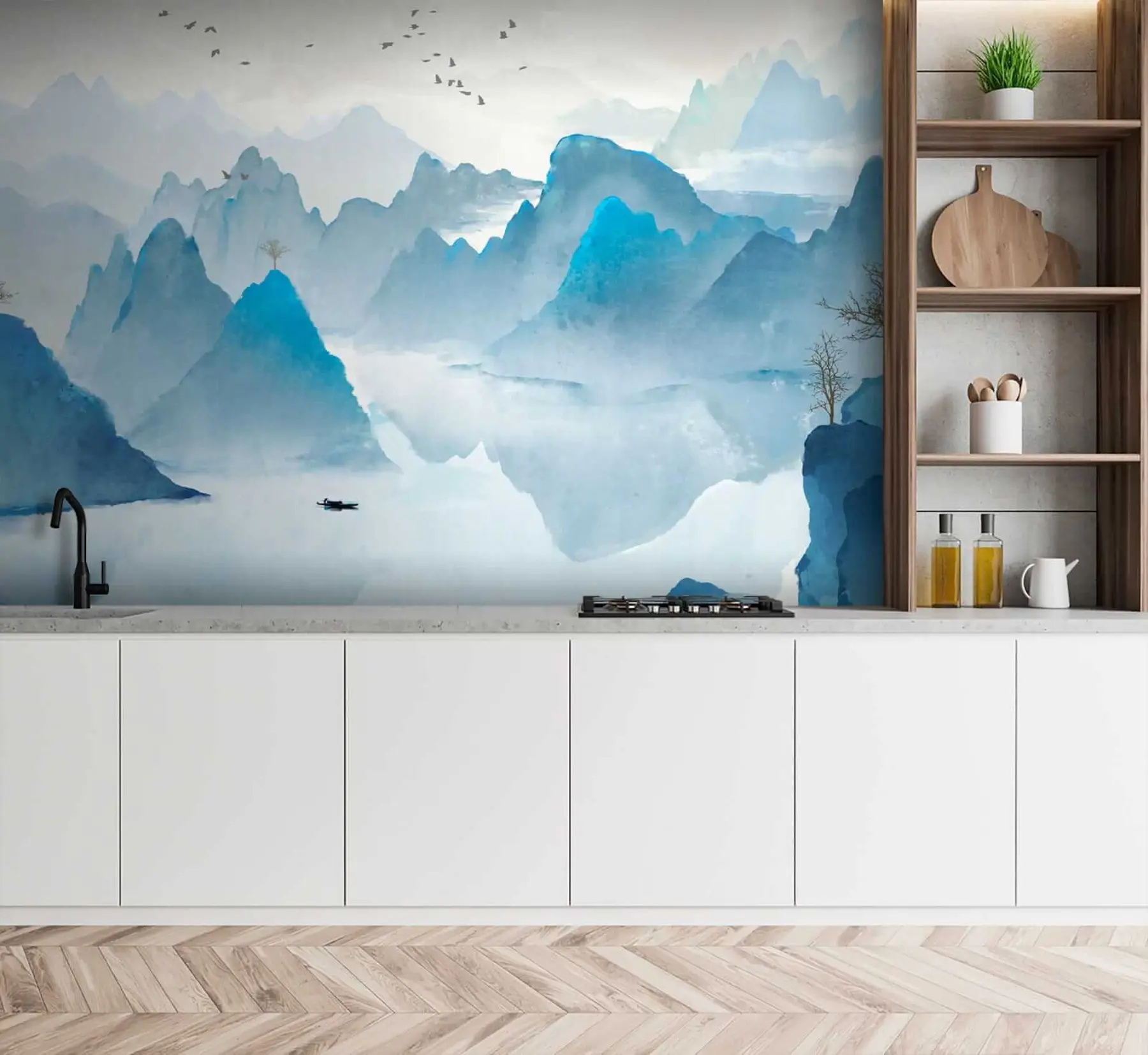 Fototapetai Mėlynieji kalnai u32523