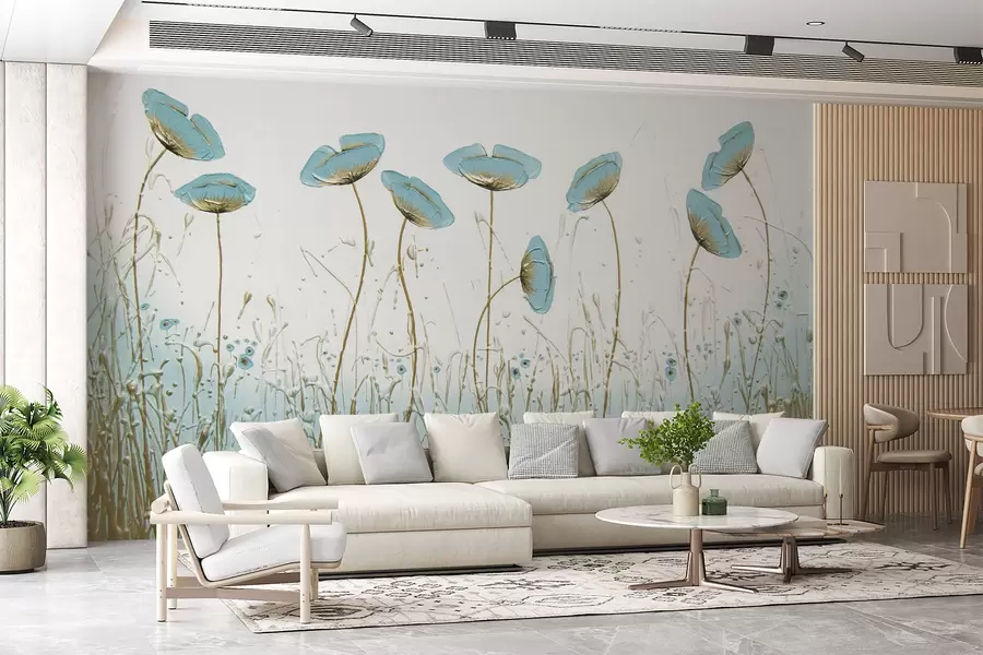 Fototapetai Aguonos. Aliejiniai dažai u34867