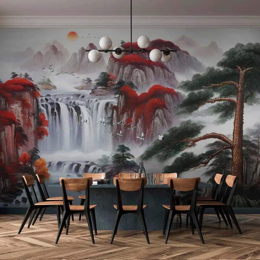 Fototapetai Japoniško stiliaus krioklys u36222