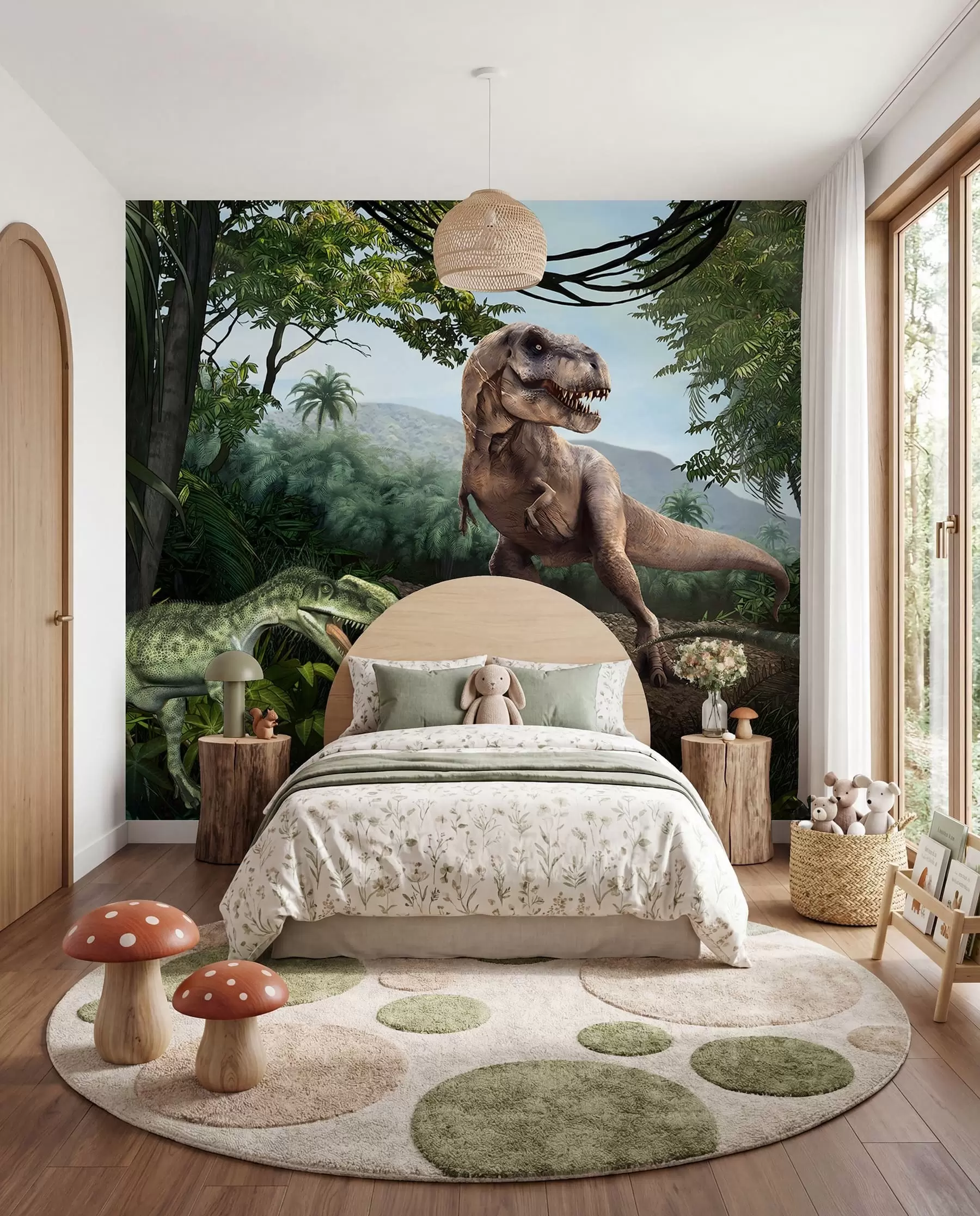 Fototapetai Dinozaurai džiunglėse u36756