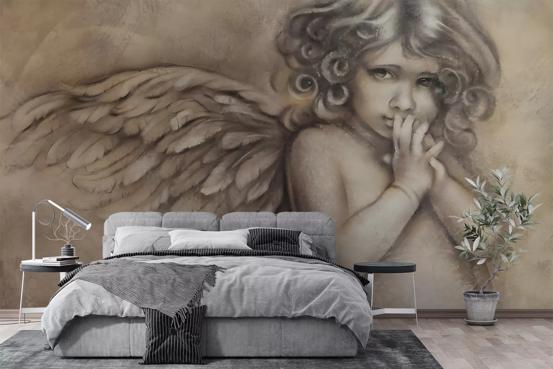 Fototapetai Susimąstęs cherubinas u42552