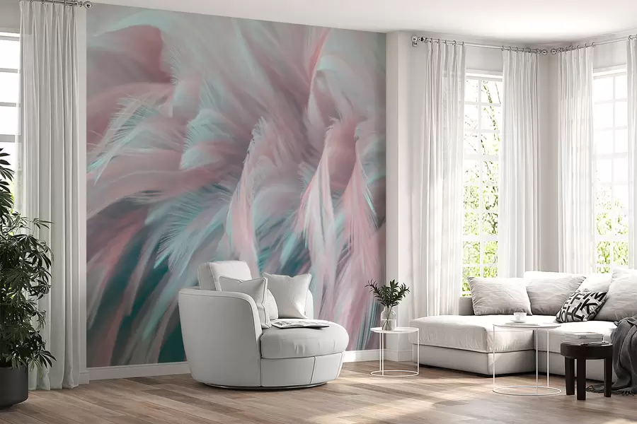 Fototapetai Augalas, lazuritas ir žiedlapis u45689