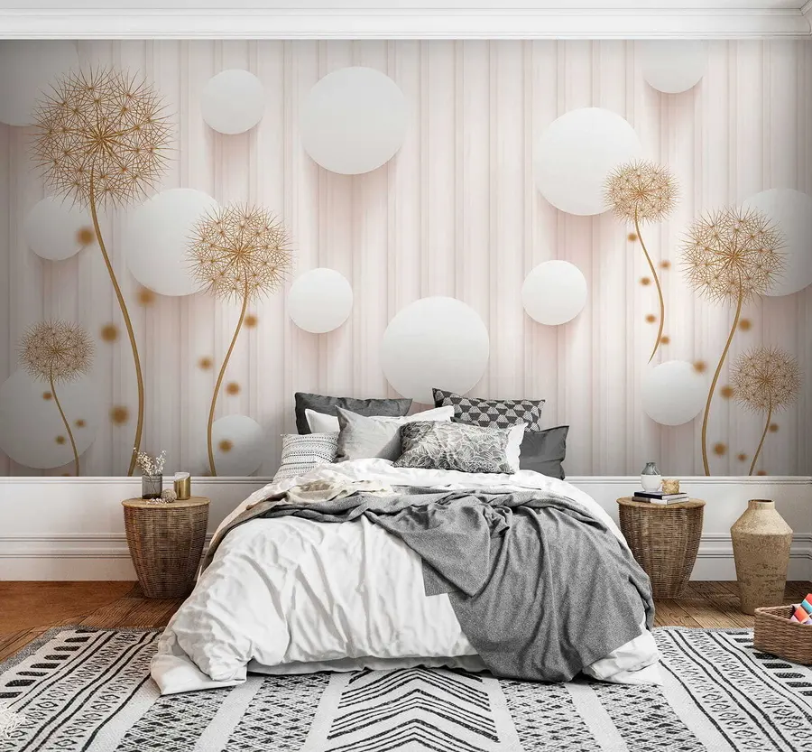 Fototapetai Kamuoliai ir pienės u52503