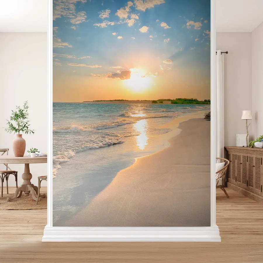 Fototapetai Saulėlydis jūros pakrantėje u53408