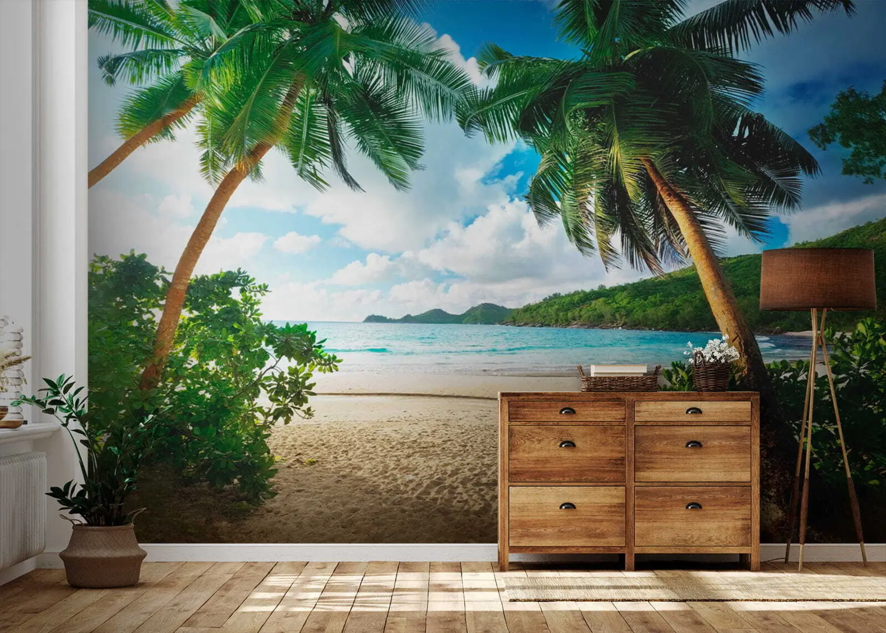 Fototapetai Debesys, dangus ir augalai u53753