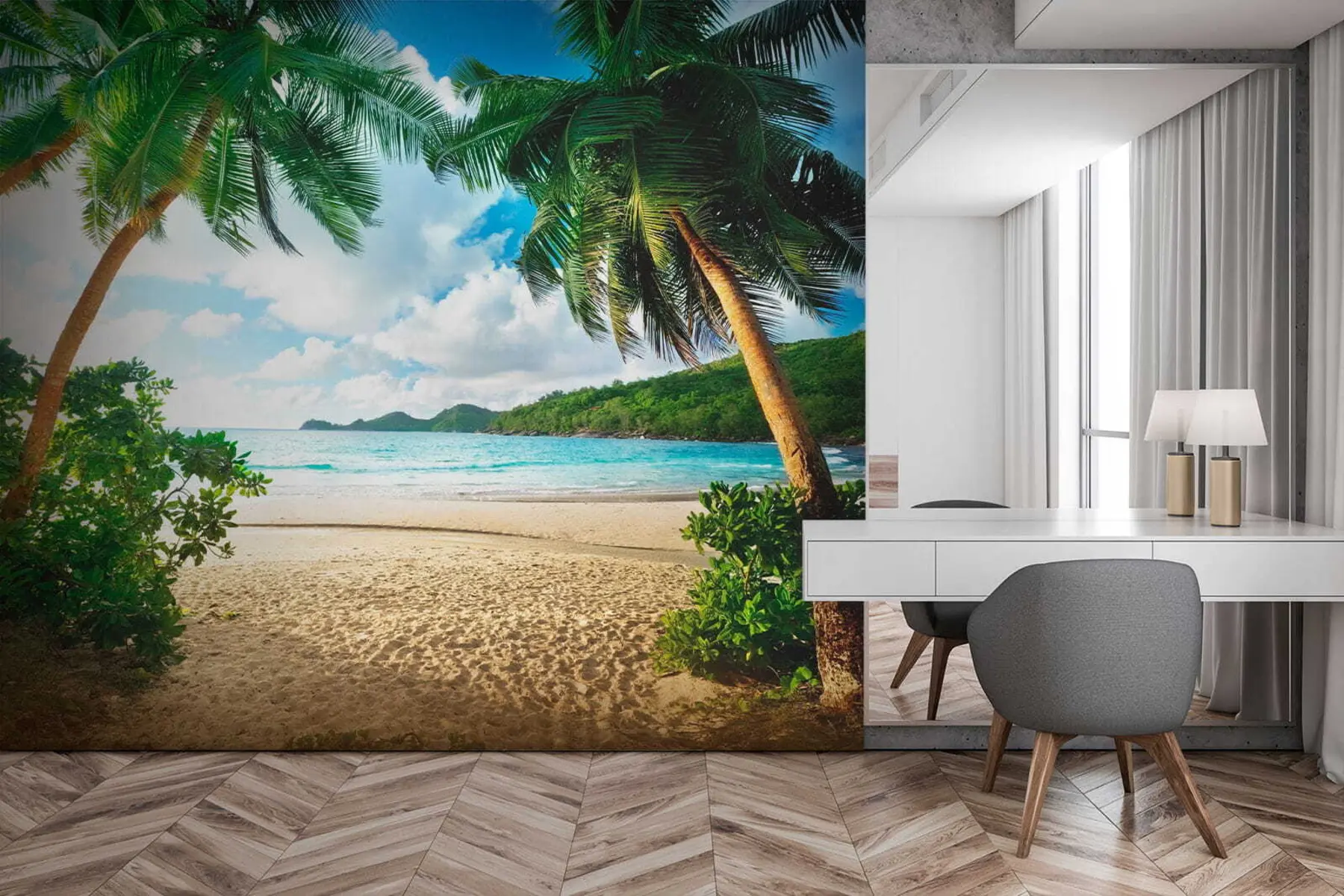 Fototapetai Debesys, dangus ir augalai u53753