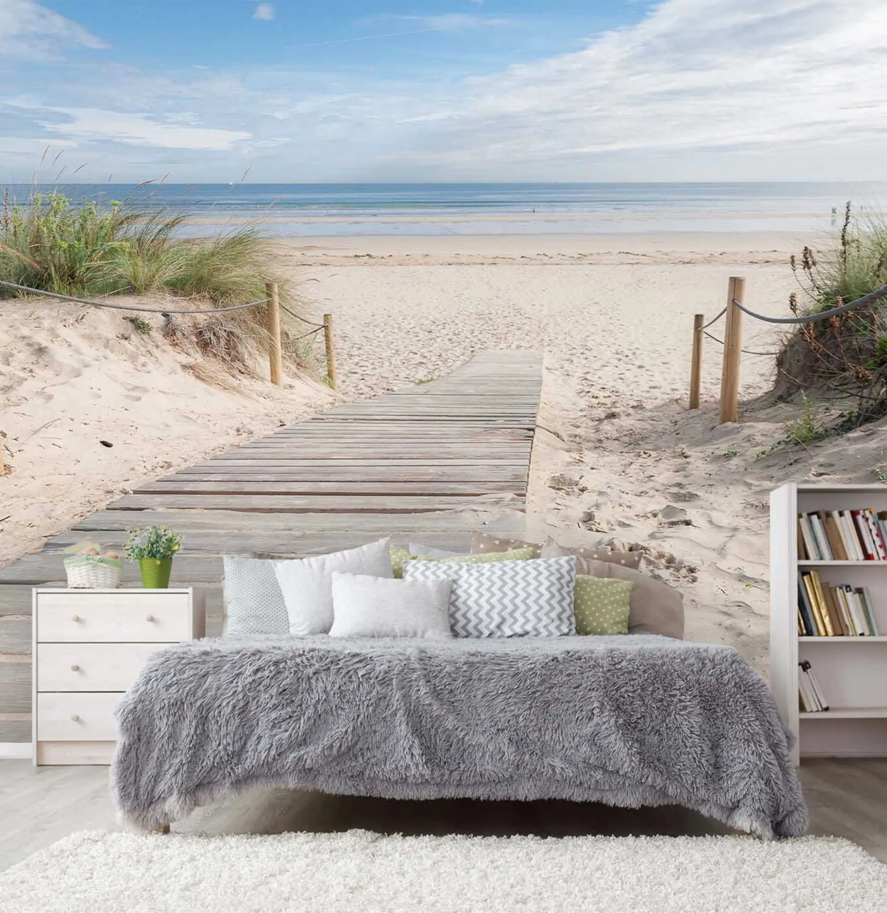 Fototapetai Kelias į smėlio paplūdimį u54357