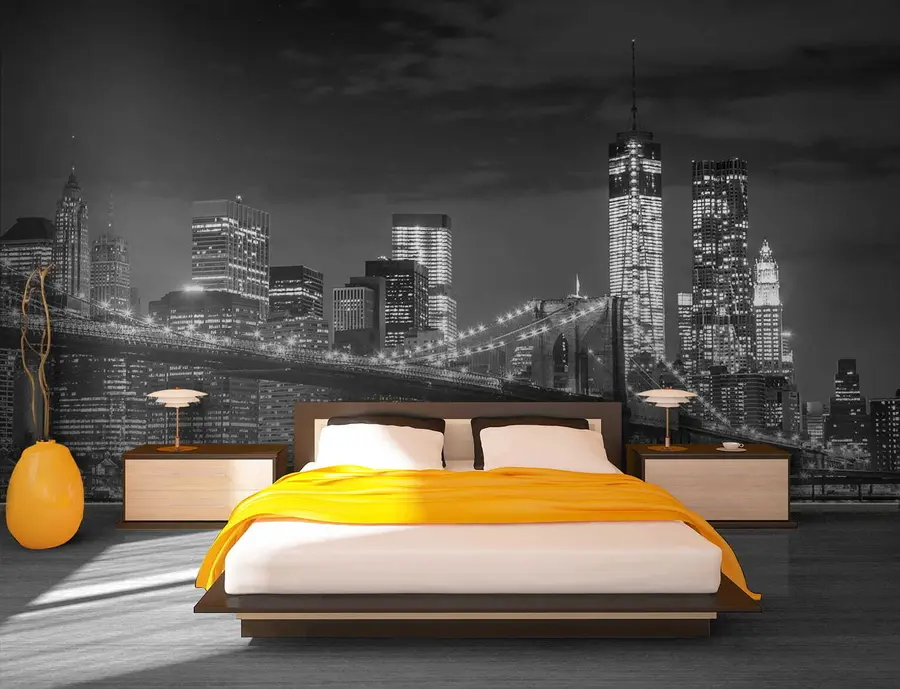 Fototapetai Vanduo, dangoraižis ir pastatas u56428