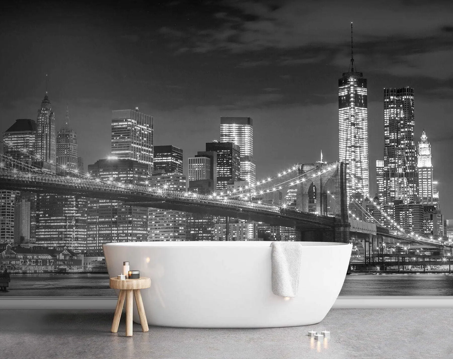 Fototapetai Vanduo, dangoraižis ir pastatas u56428