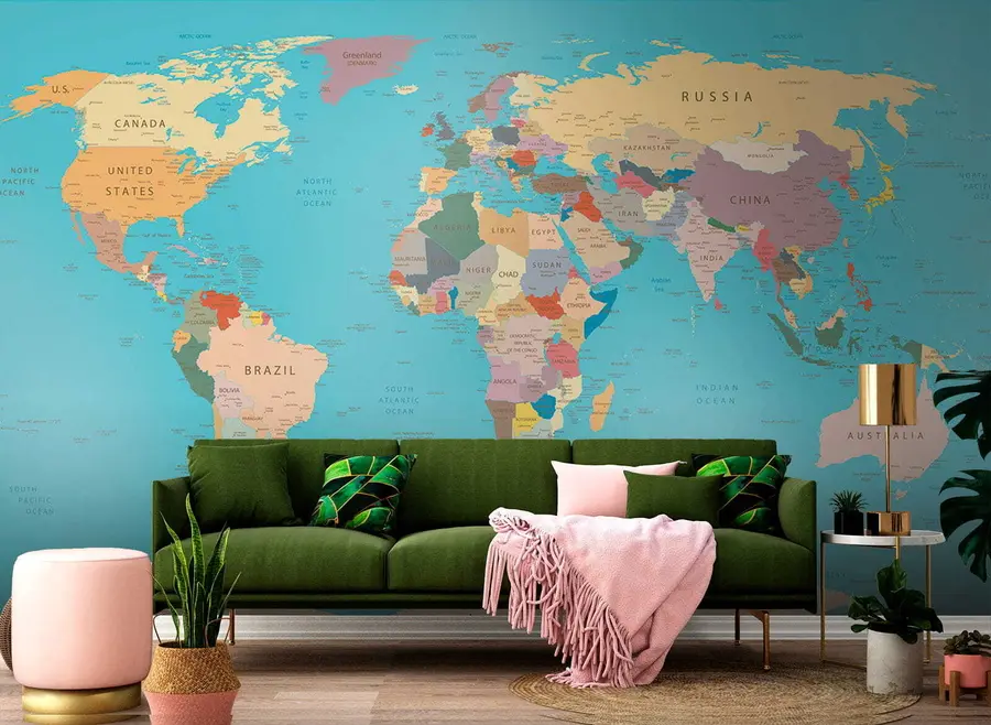 Fototapetai Pasaulio žemėlapis u57440