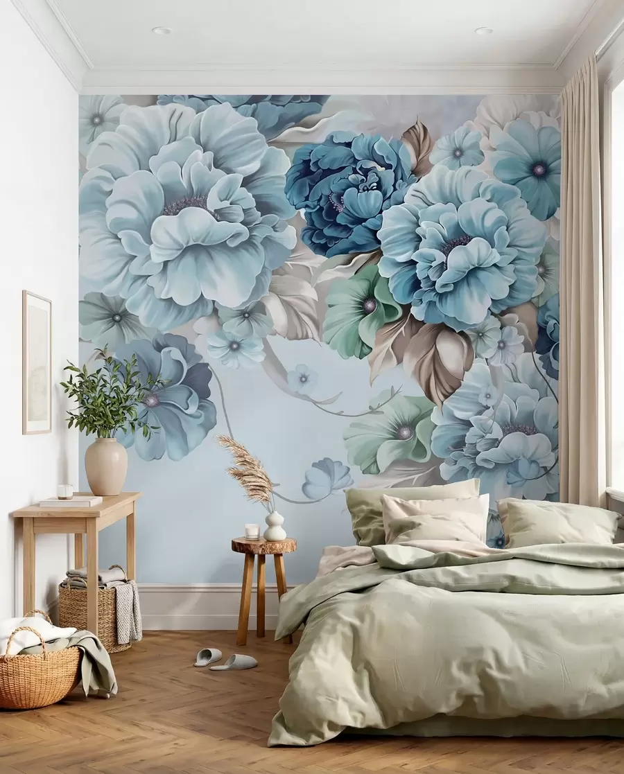 Fototapetai Mėlynų gėlių puokštė u59900