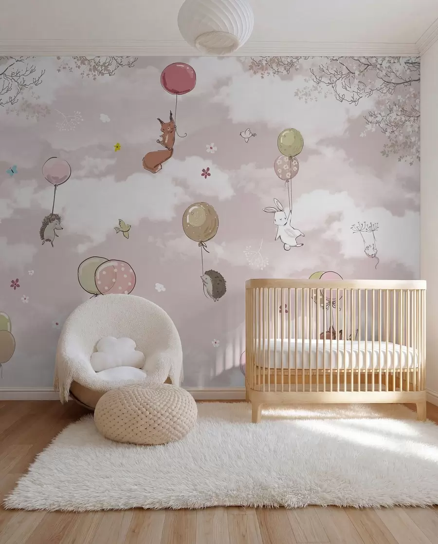 Fototapetai Karšto oro balionai debesyse u59963
