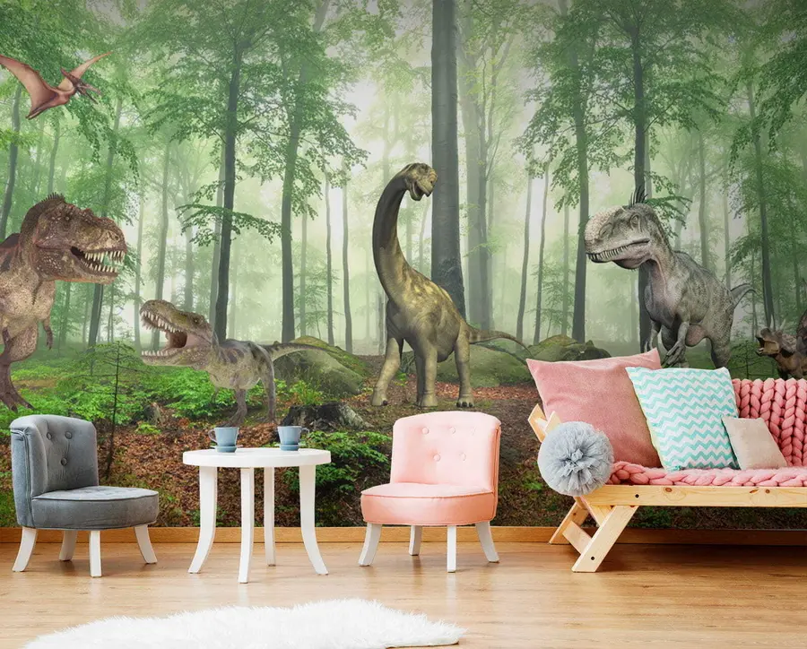 Fototapetai Dinozaurai laukinėje gamtoje u60039