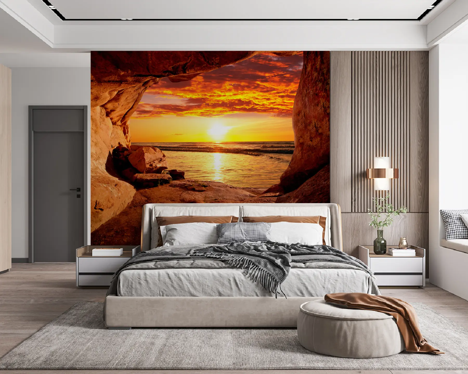 Fototapetai Saulėlydis uolose u60242