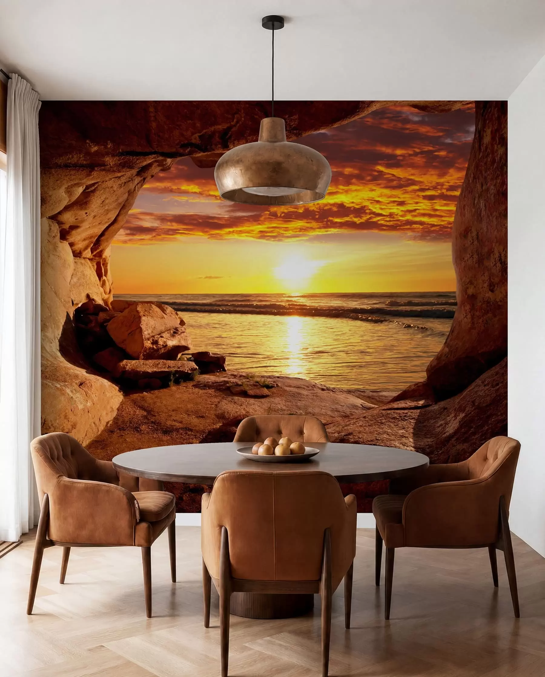 Fototapetai Saulėlydis uolose u60242