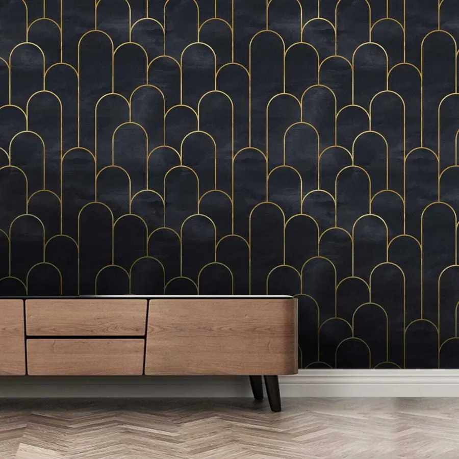 Fototapetai Art deco stiliaus lankai u53281