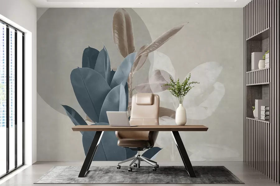 Fototapetai Fikusas ant grunge sienos fone u71334