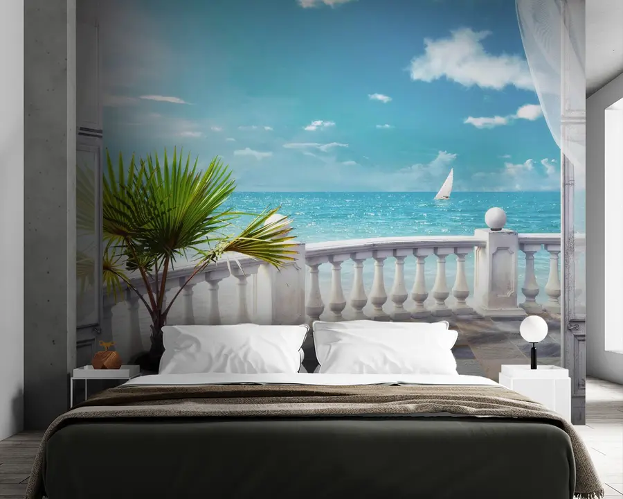 Fototapetai Vanduo, debesys ir dangus u26132