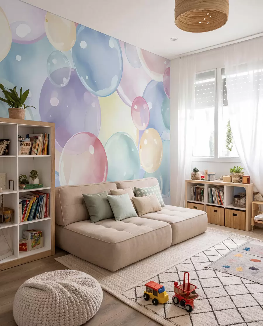 Fototapetai Pasteliniai burbulai u99730