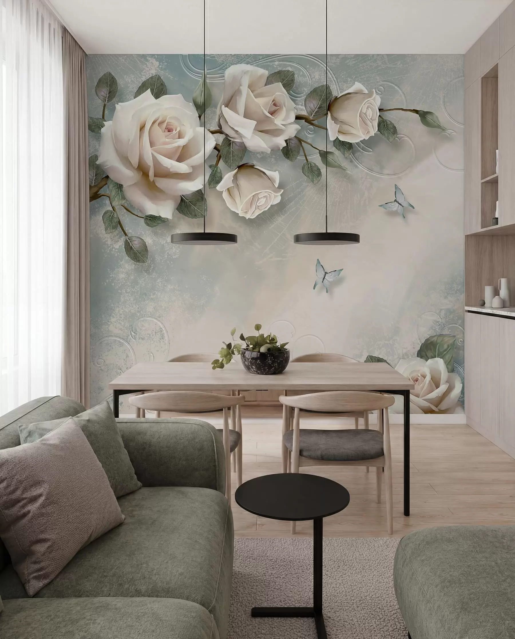 Fototapetai Rožės kremo spalvos I u31353d1