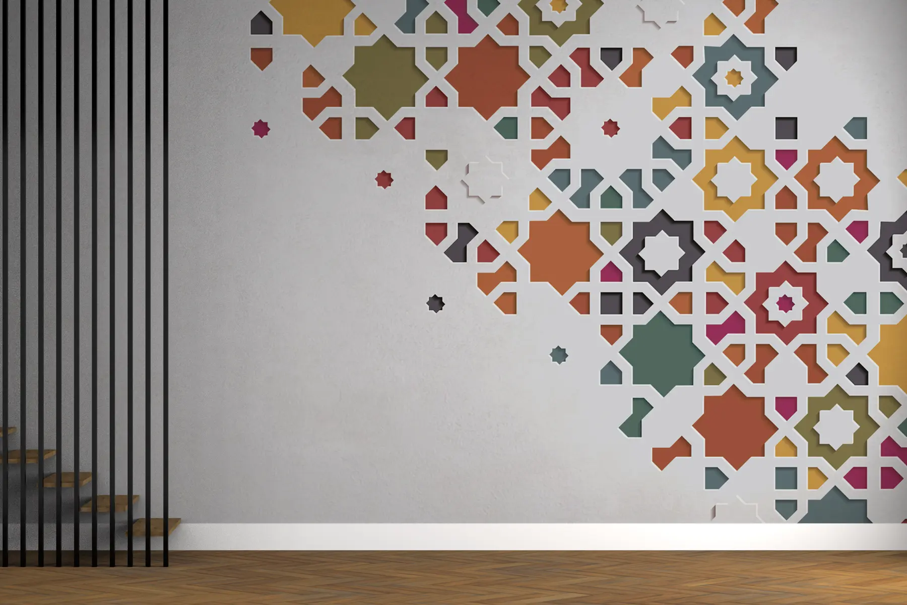 Fototapetai Dekoratyvinė mozaika w00007