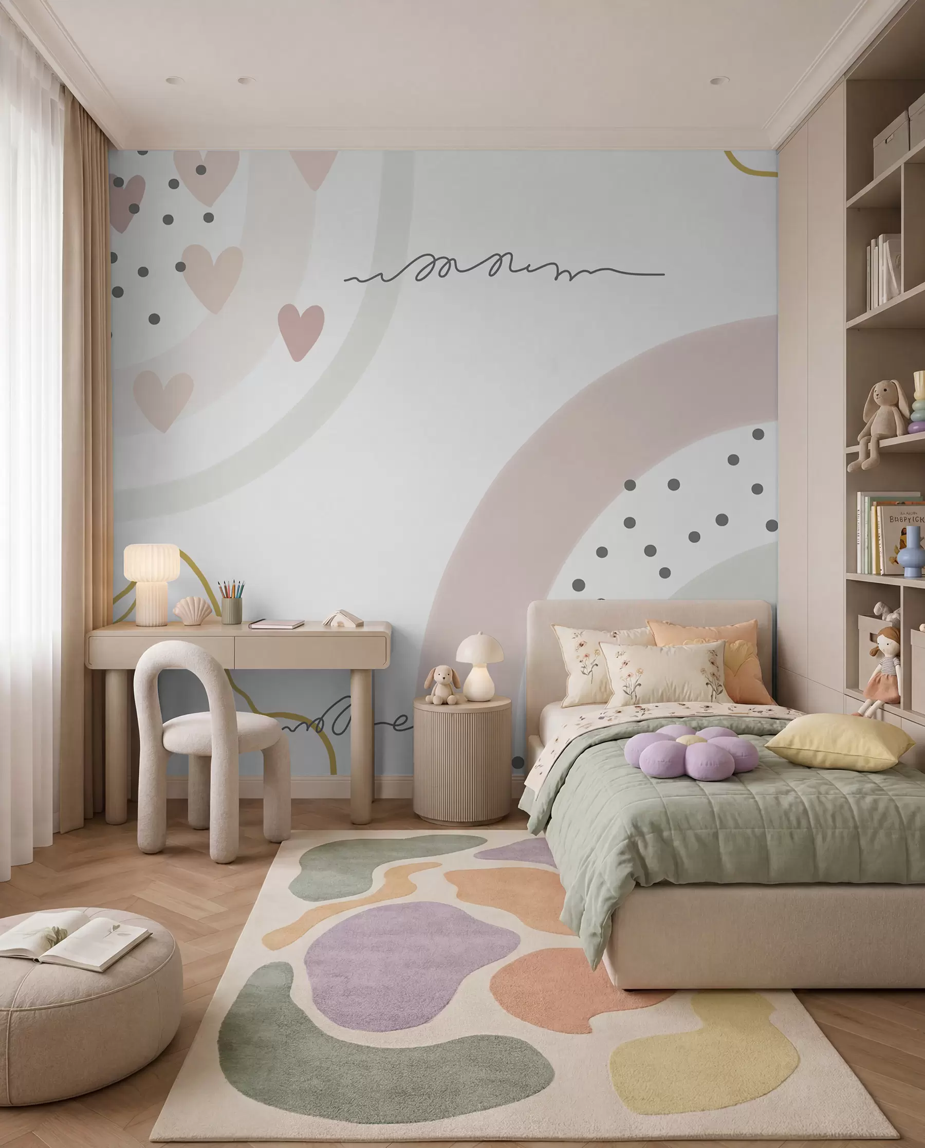 Fototapetai Taškuota vaivorykštė u99373