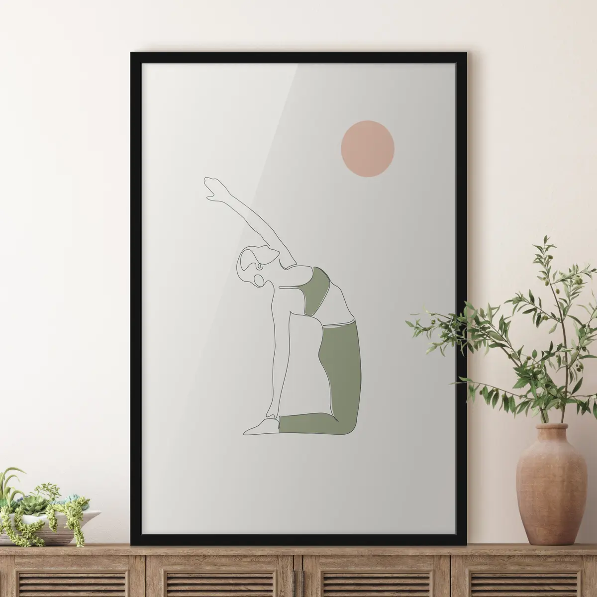 Plakatas Ramybė judesyje ir pusiausvyra f37989