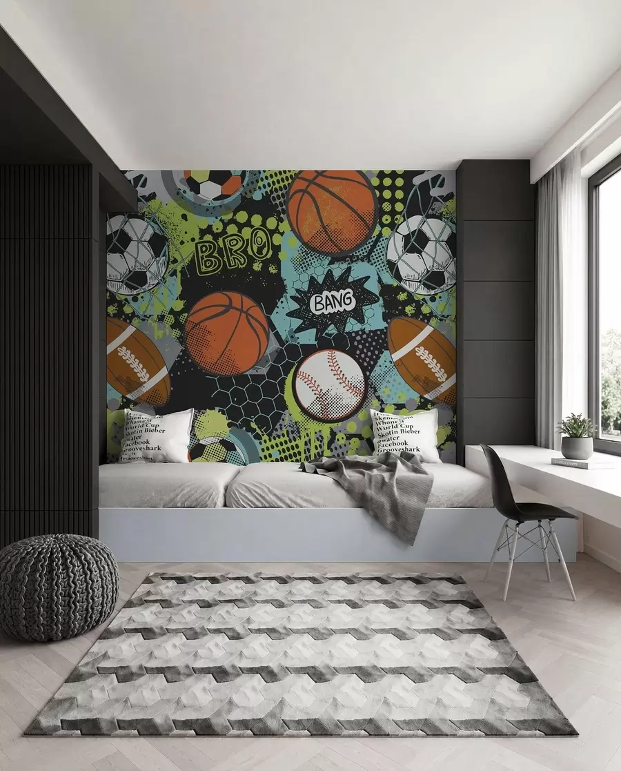 Fototapetai Neoninių kamuolių žaidimas u99729