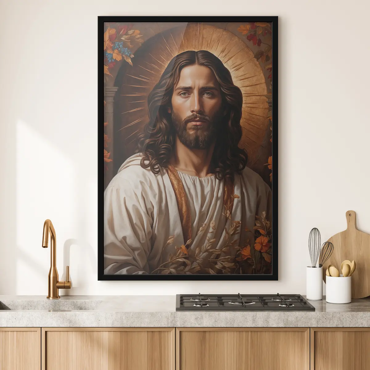 Plakatas Jėzaus Kristaus atvaizdas f38123