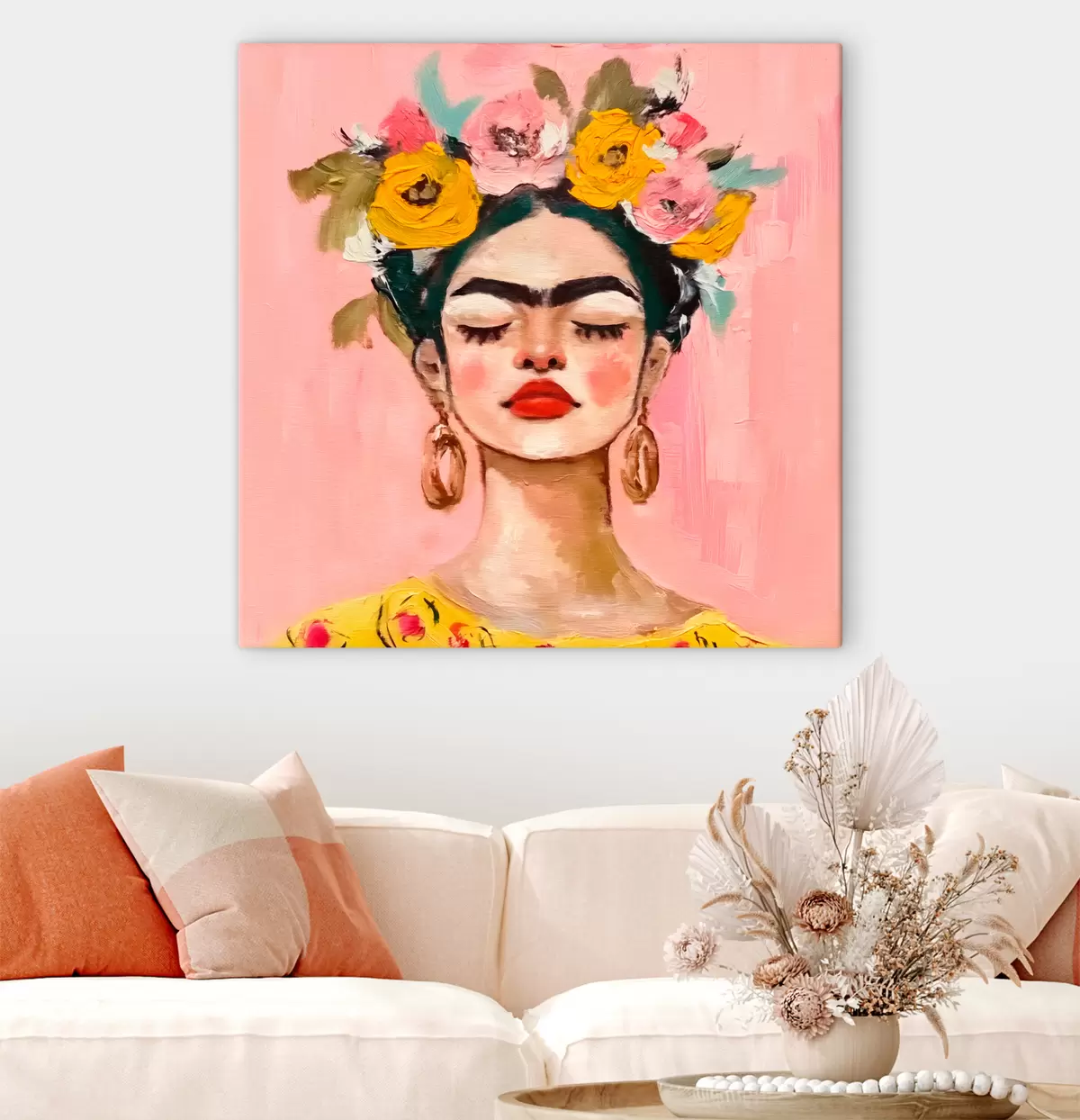 Paveikslėlis Frida Kahlo spausdinta tekstūra s38292