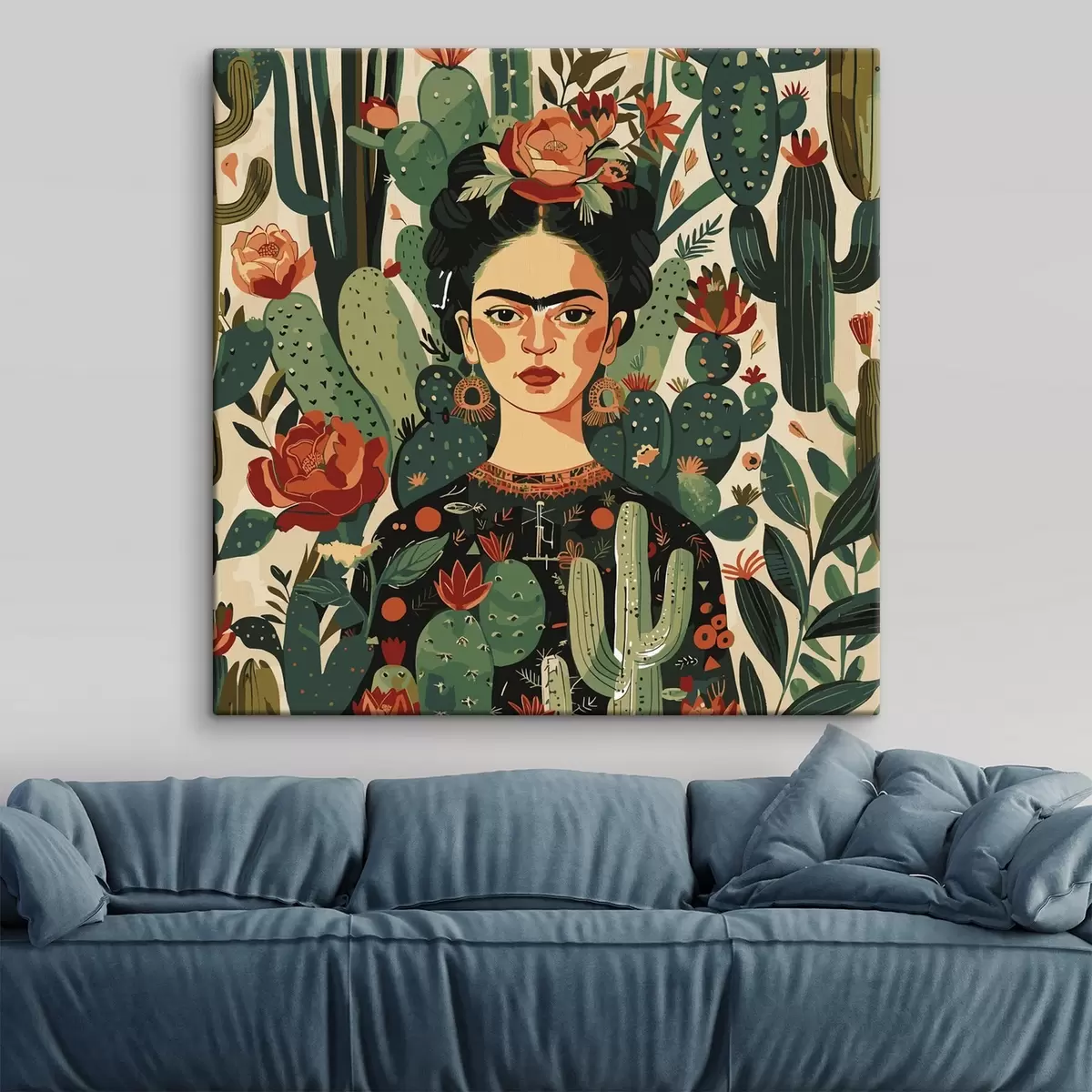 Paveikslėlis Žaliojo stiliaus Frida kaktusuose s38415