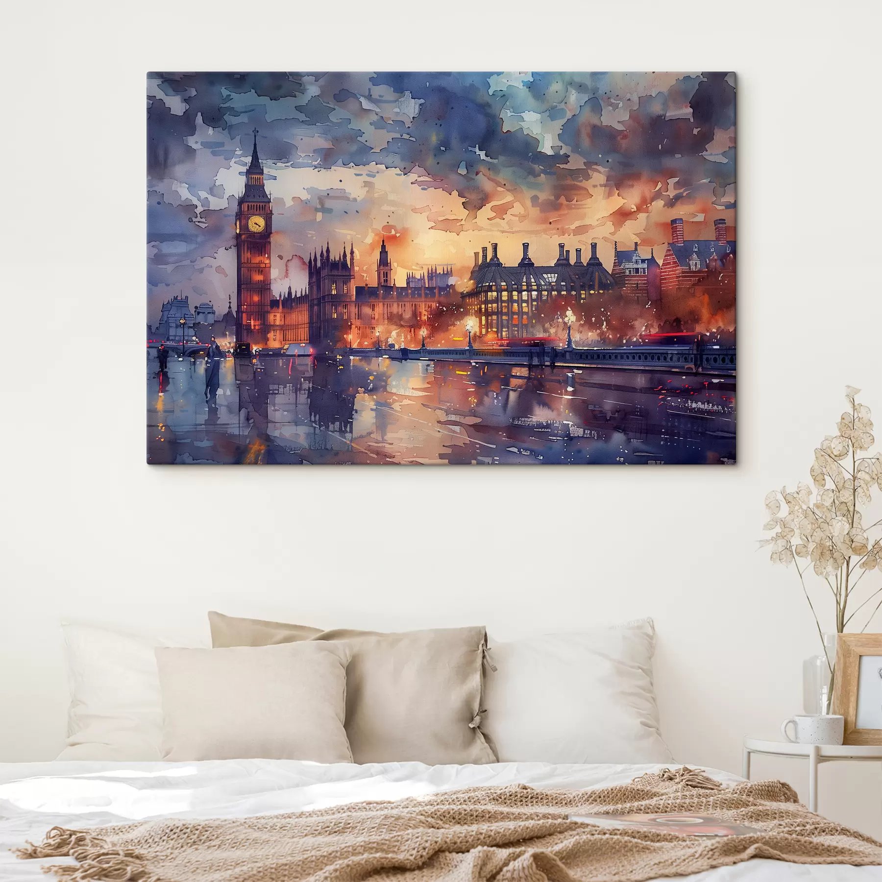 Fototapetai Big ben London tapyba akvarele s38473