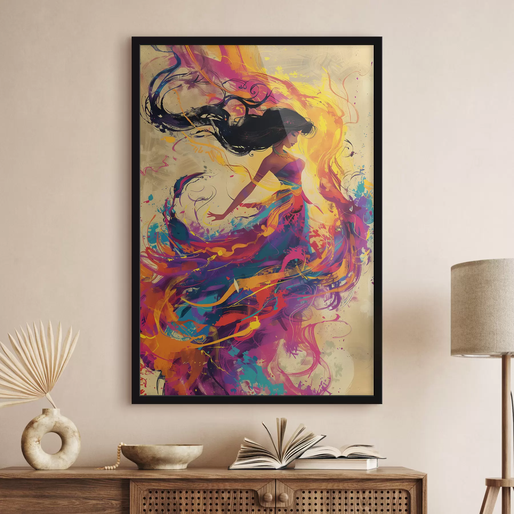 Fototapetai Merginos tapyba akvarele f38528