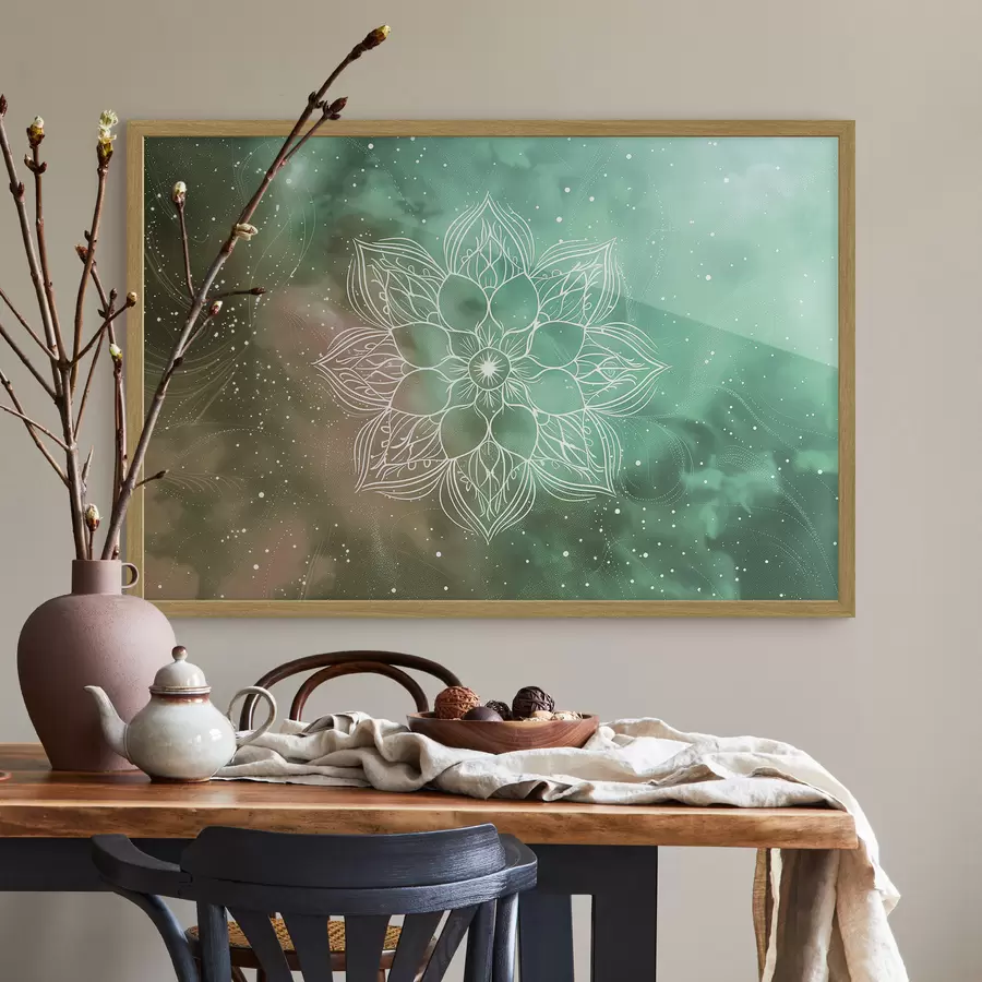 Fototapetai Žalios ramybės mandala f38530