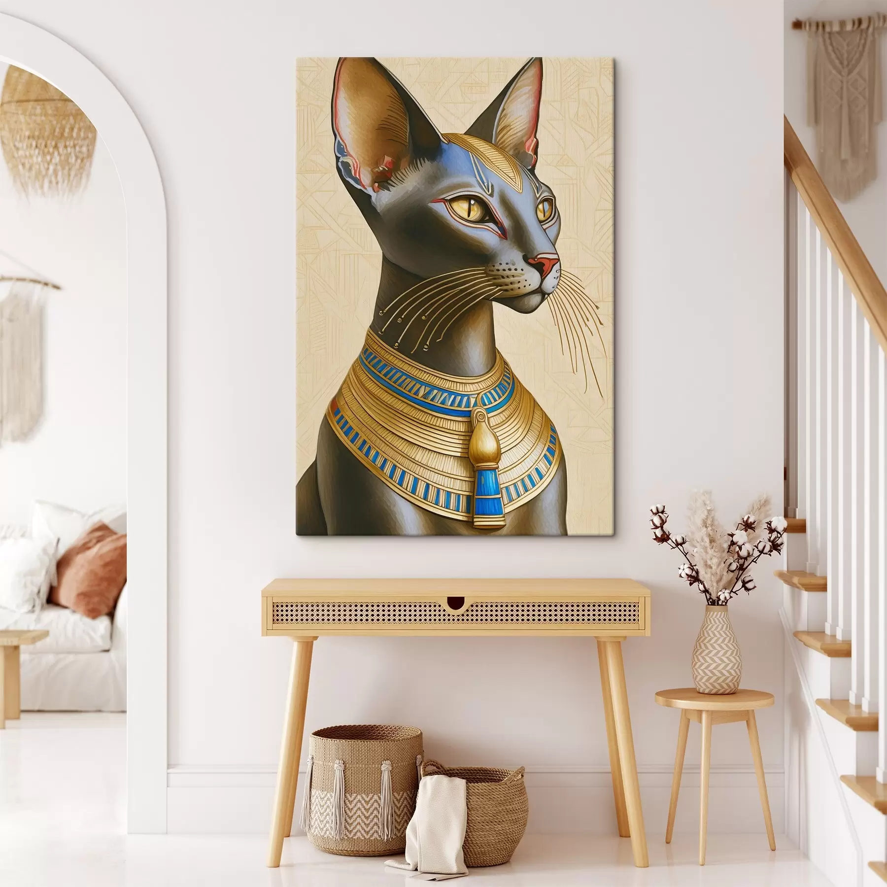 Paveikslėlis Bastet, Egipto deivė, katė profilyje s38725