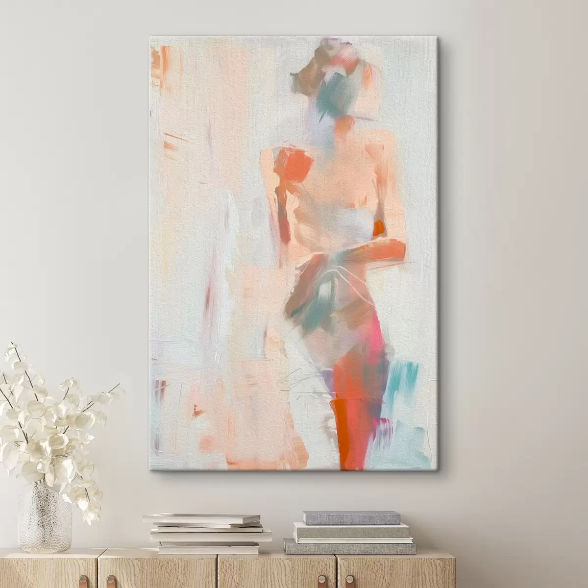 Paveikslėlis Moters siluetas abstrakcijos nauja tendencija s38783