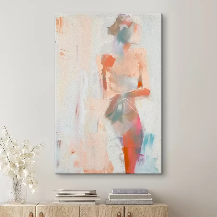 Paveikslėlis Moters siluetas abstrakcijos nauja tendencija s38783