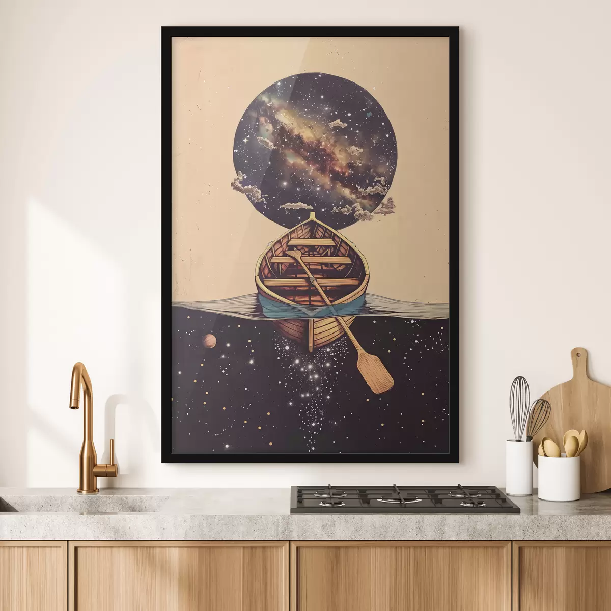 Plakatas Kosminio stiliaus valtis f38635