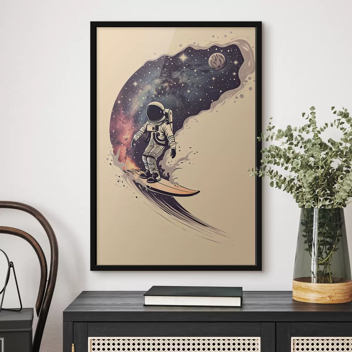 Plakatas Astronautas banglentininkas f38636