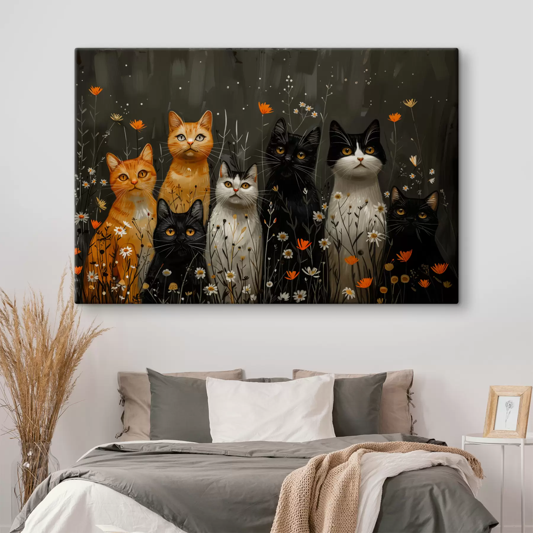 Fototapetai Katės gėlėse s38798